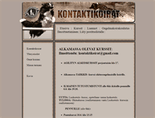 Tablet Screenshot of kontaktikoirat.net